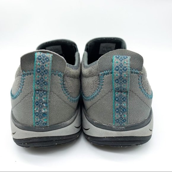 CHACO gray suede slip on shoes, 11. - Picture 5 of 7